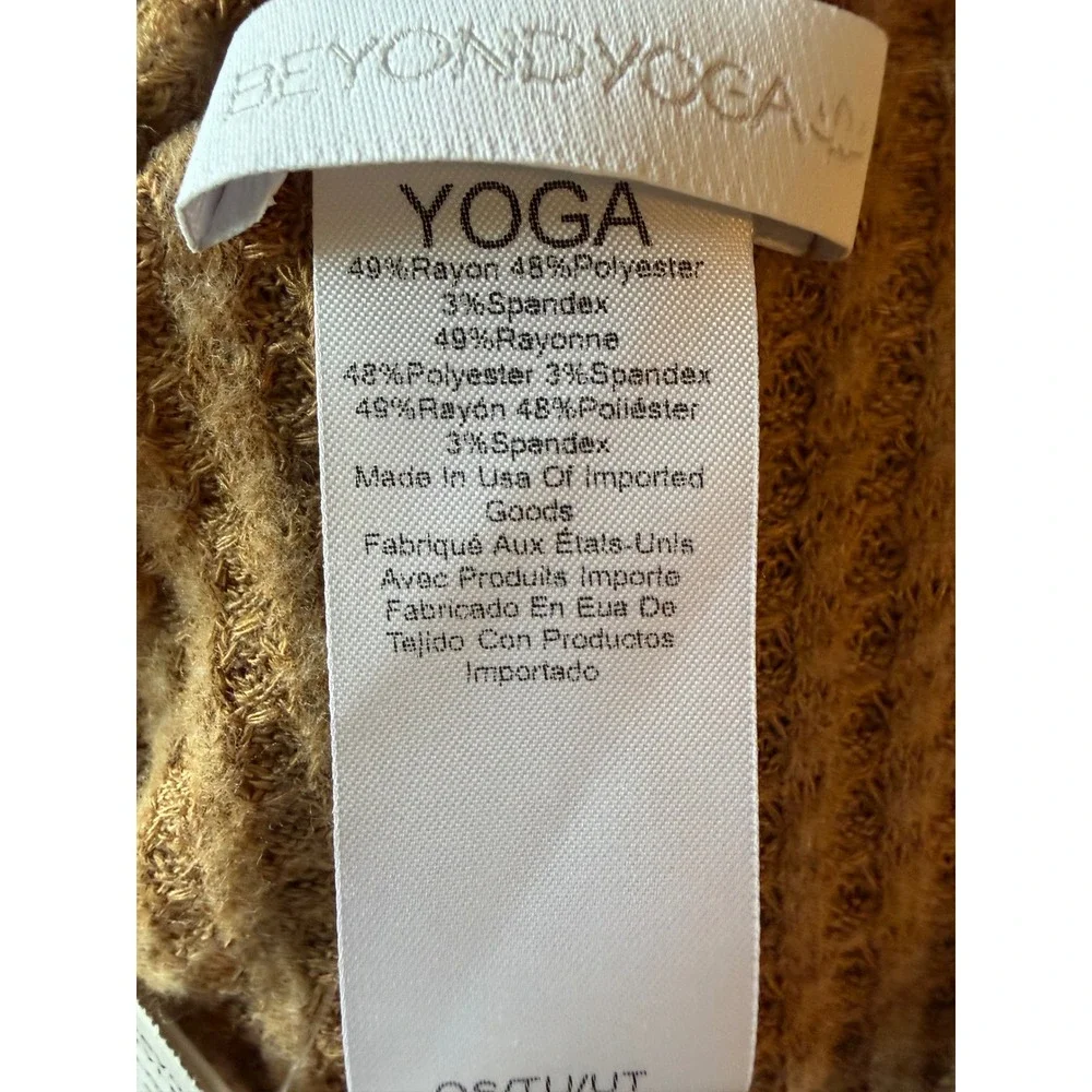 Beyond Yoga Toffee Waffle Knit Infinity Scarf New With Tags OS Cozy